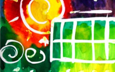 آثار دانش‌آموزان در کلاس نقاشی – سری اول