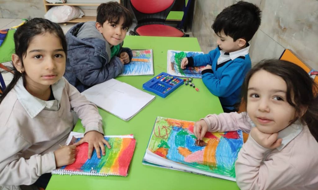 نقاشی در پیش دبستانی