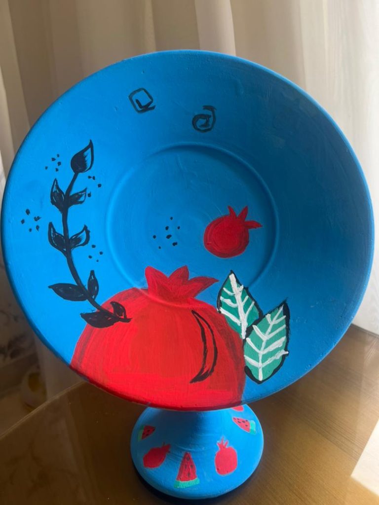 آثار هنری دانش‌آموزان به مناسبت یلدا