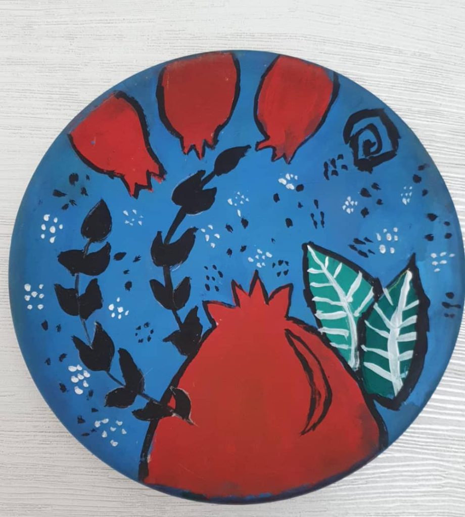 آثار هنری دانش‌آموزان به مناسبت یلدا