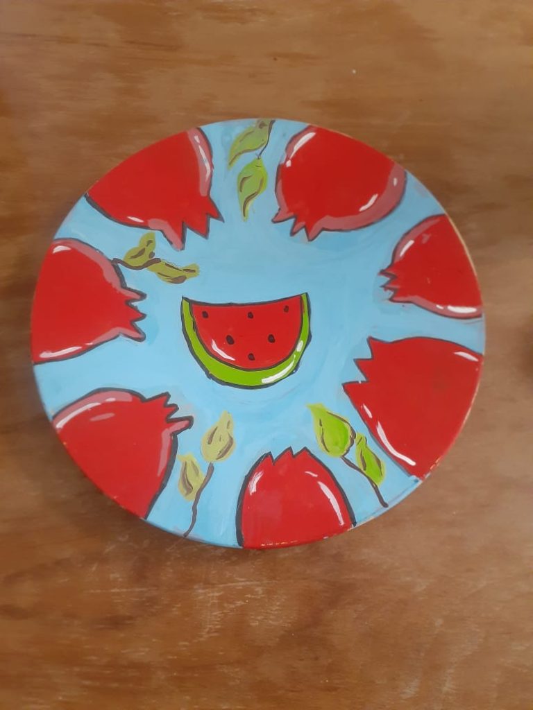 آثار هنری دانش‌آموزان به مناسبت یلدا