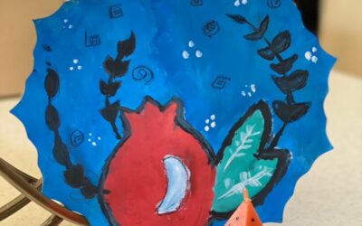 آثار هنری دانش‌آموزان به مناسبت یلدا