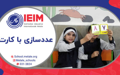 بازی گروهی عددسازی با کارت – دبستان دخترانه ملل