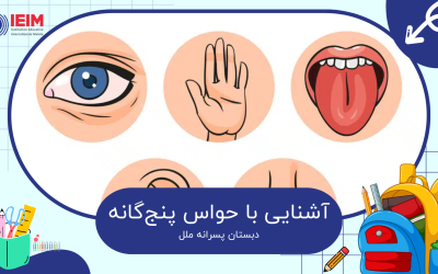 آشنایی با حواس پنج‌گانه در پایه اول – دبستان پسرانه ملل